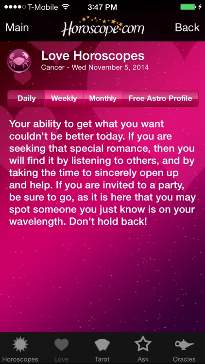 Horoscope and Tarot