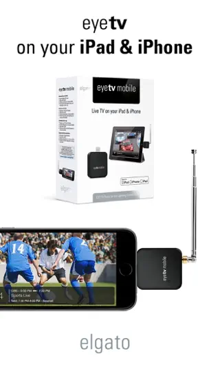 Captura de pantalla de EyeTV Mobile en iPhone 1