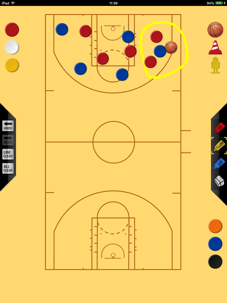 Basketball strategy board free version screenshot 4