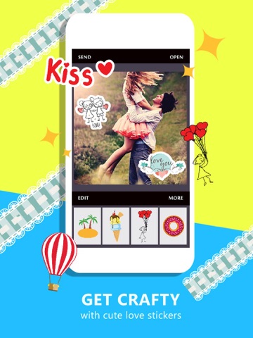 Screenshot #5 pour Love Selfie Frames + Editor