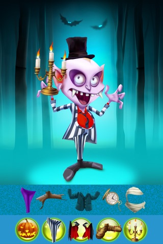 My Freaky Little Monsters and Zombies Dress Up Club Game - Free App screenshot 4