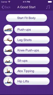 fit body – personal fitness trainer app – daily workout video training program for fitness shape and calorie burn iphone screenshot 2