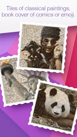 Game screenshot Photo Mosaic - touch and turn your selfie into a masterpiece and create amazing mosaics apk
