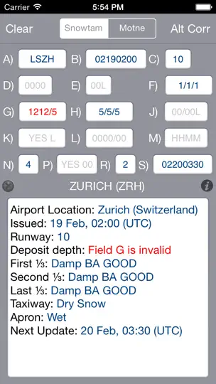Snowtam iPhone-skjermbilde 1