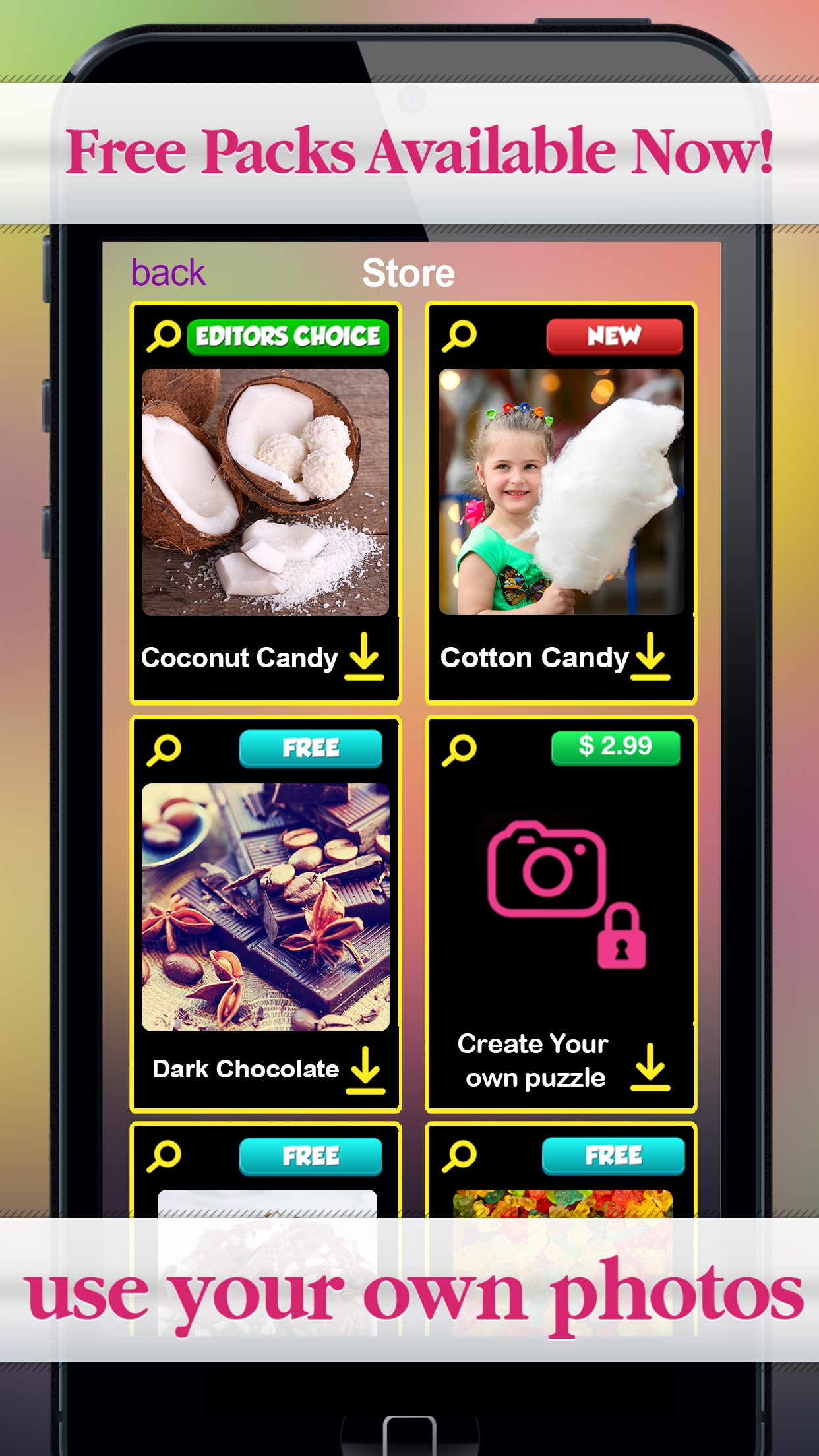 Candy Jigsaw Rush - Puzzle Collection 4 Kids Box screenshot 3