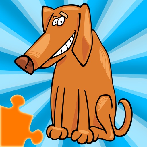 Puppy Jigsaw Puzzle - Preschool Learning Game for Kids and Toddlers icon