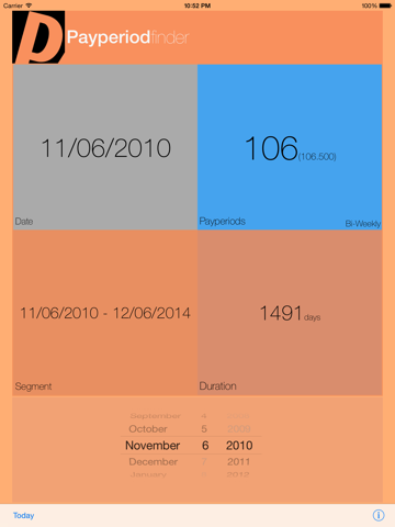 Screenshot #5 pour PayPeriodFinder