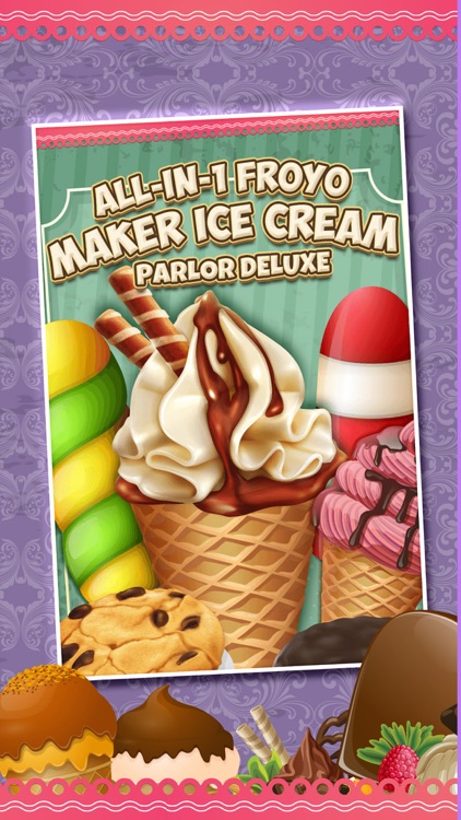 A All-in-1 Froyo Maker Ice Cream Parlor - Deluxe Yogurt Dessert Creator