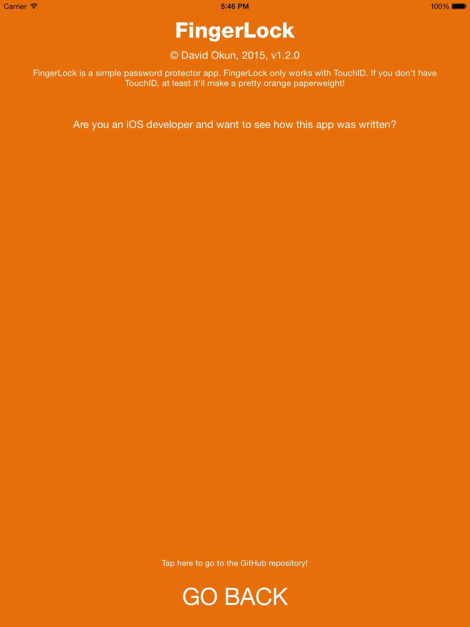 FingerLock - Protect Your Passwords