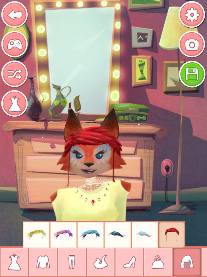 Fashion designer game - animal dress up salon