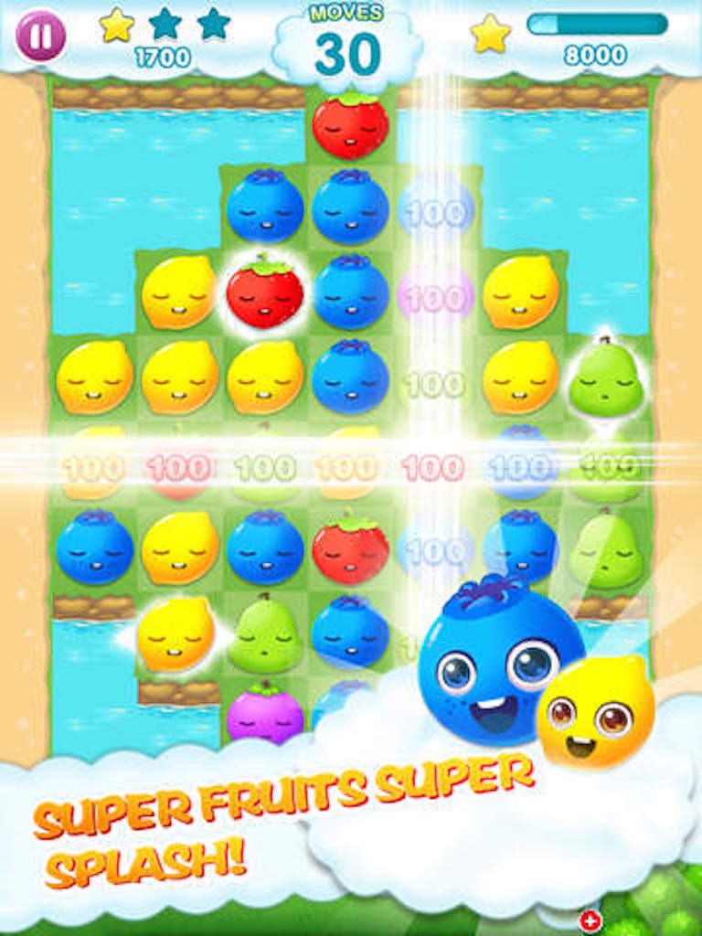 Fruit Blast - line-drawing puzzle game screenshot 4
