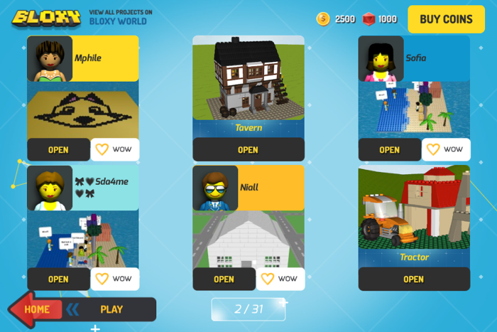 Bloxy World. 3D Blocks For Kids
