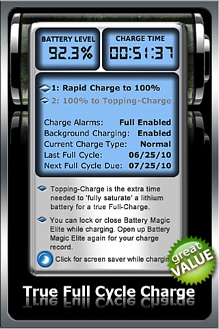 Battery : Battery Power Battery Charge Battery Life Battery Saver - The All in 1 Battery App Battery Magic Elite! screenshot 4