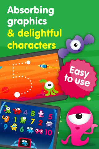 Aliens & Numbers - educational math games to simple learn counting, tracing & addition for kids and toddlersのおすすめ画像4