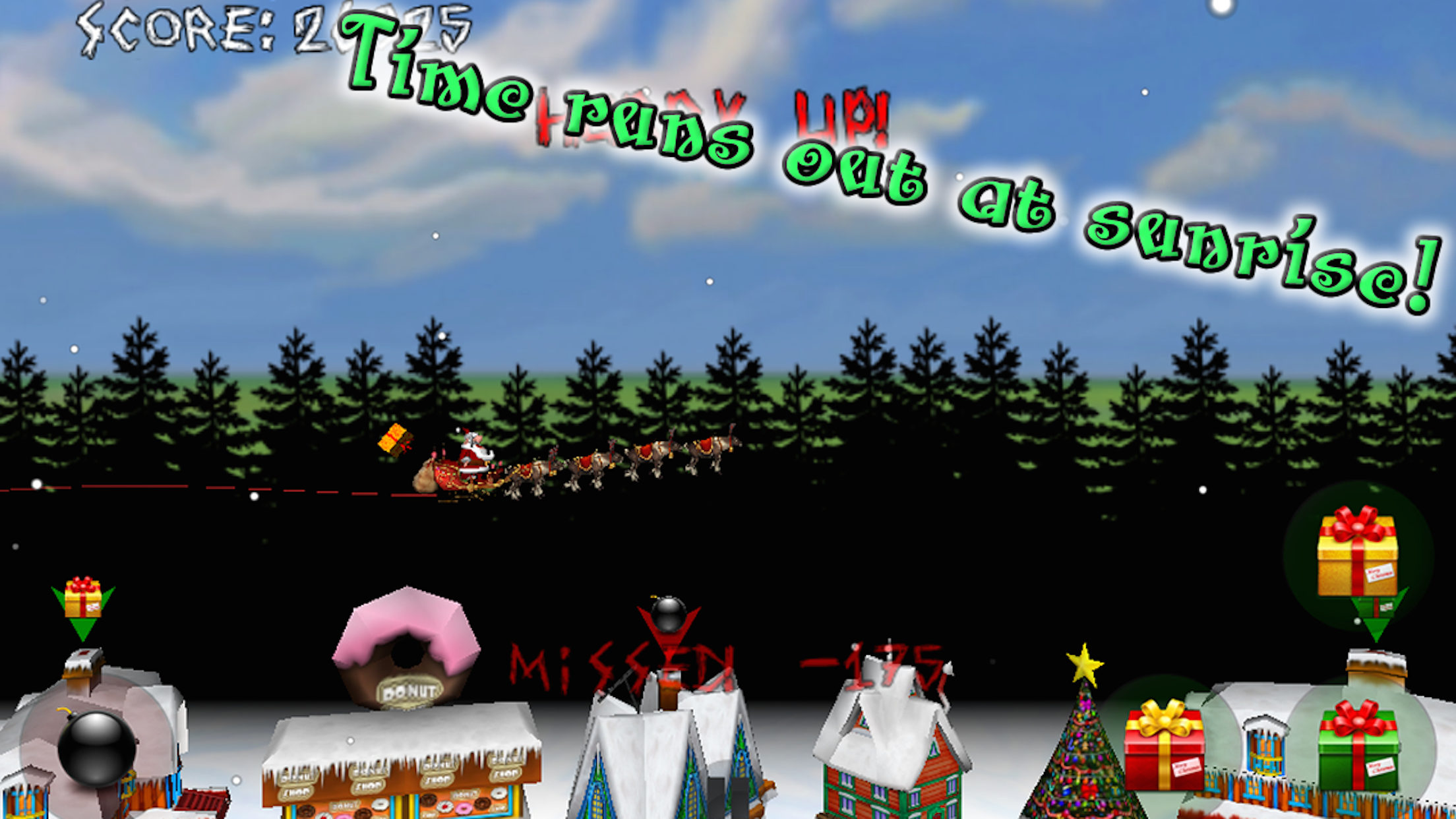 Christmas Run! Angry Santa's Revenge! FREE screenshot 4