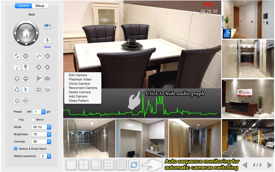 #2. uNetCams: Multicam Monitor (macOS) Podle: UBNTEK Co., Ltd.