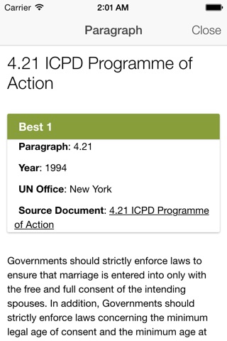 UN Advocacy Tool screenshot 4