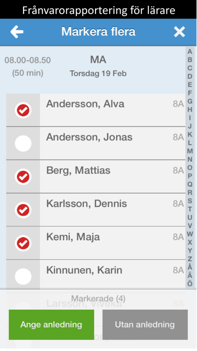 Skola24 MobilApp screenshot