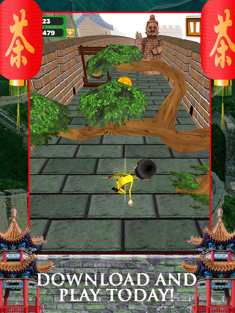 3D Great Wall of China Infinite Runner Game FREE screenshot 10