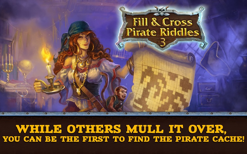 Fill and Cross. Pirate Riddles 3 Free thumbnail 1