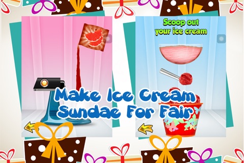 Circus Fair Ice Cream Maker - Making & Cooking A Delicious Candy Dessert Food For Girl & Kids Free screenshot 4