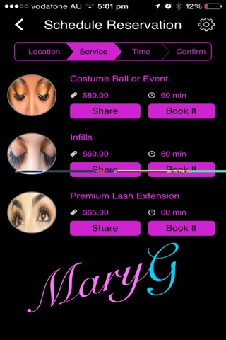 MaryG Eyelash Extensions screenshot 3