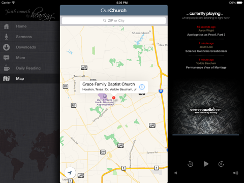 Grace Family Baptist Church iPad screenshot 5 - Reference app