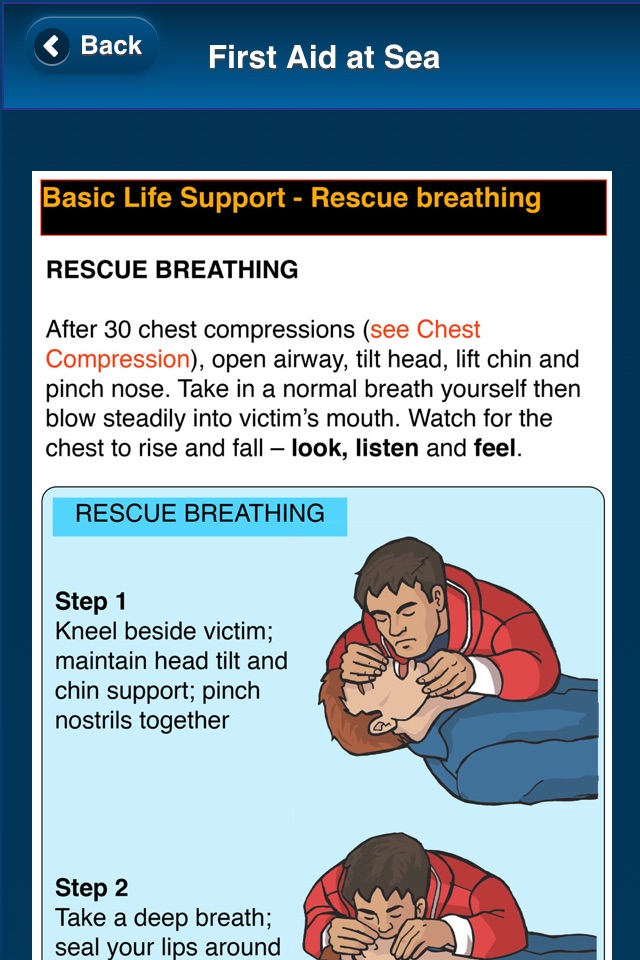 First Aid at Sea - Adlard Coles screenshot 2
