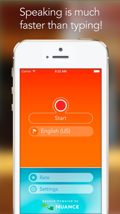 Speech Recogniser: Convert your voice to text with this dictation app. screenshot-0