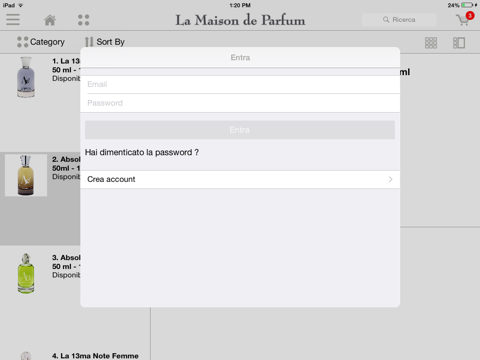 La Maison de Parfum iPad screenshot