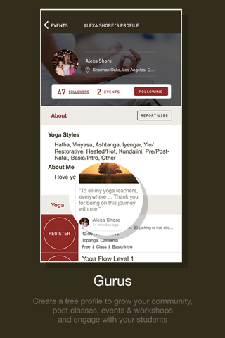 Guru'd - Find Yoga Teachers & Classes Nearby screenshot 4