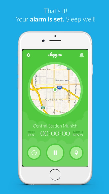 SleepyMe · Your Location Based Alarm Clock screenshot-3