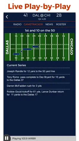 Game screenshot Chicago Football Radio & Live Scores apk