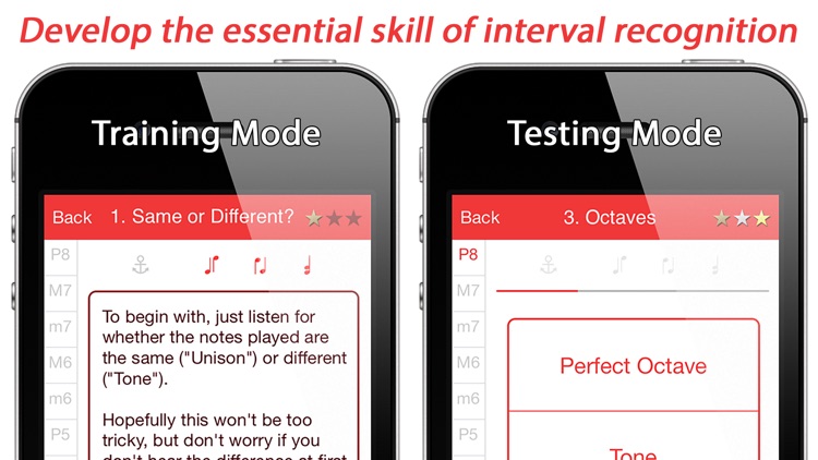 Relative Pitch Interval Ear Training