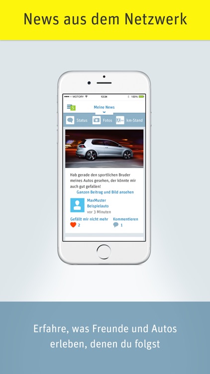 Motory: Zeige dein Auto & Motorrad, poste Fotos, vernetze dich & nutze den Spritrechner! screenshot-4