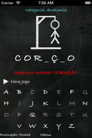 Forca (Português) screenshot 3