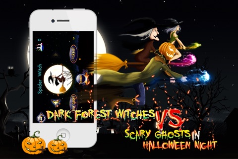 Dark Forest : Witches vs. Scary Ghosts screenshot 2