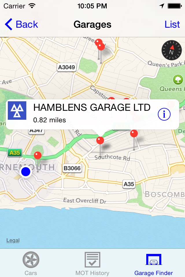 iPhone screenshot