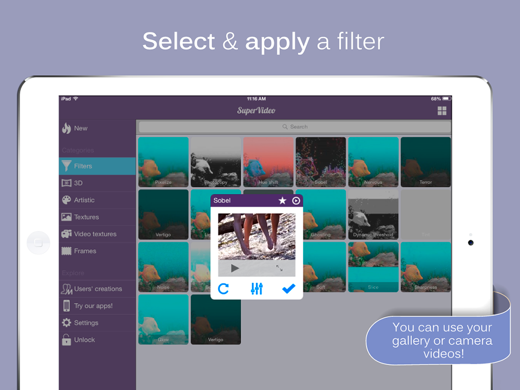 SuperVideo - Video Effects & Filters