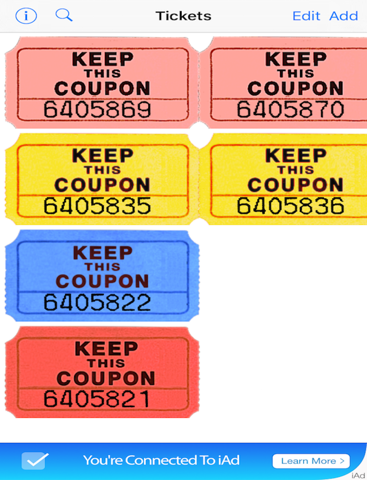 Screenshot #5 pour Raffle Tickets