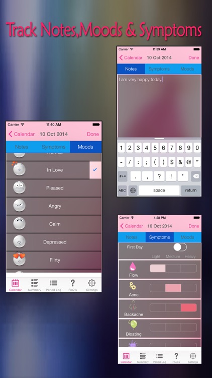 Period Tracker Logs (Fertility & Period Calendar and Ovulation tracker)