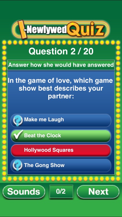 The I-Newlywed Quiz screenshot-3