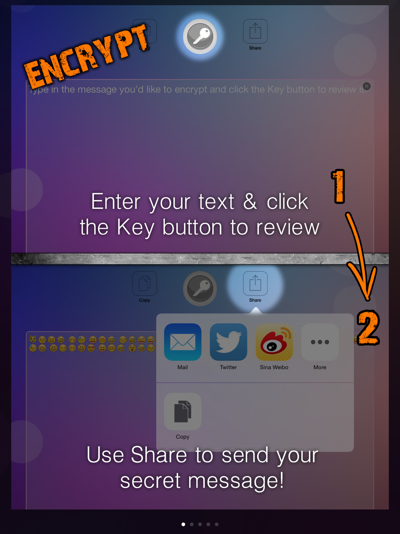 Key Crypt - Text in secret!
