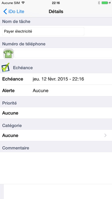 Screenshot #2 pour iDo Lite