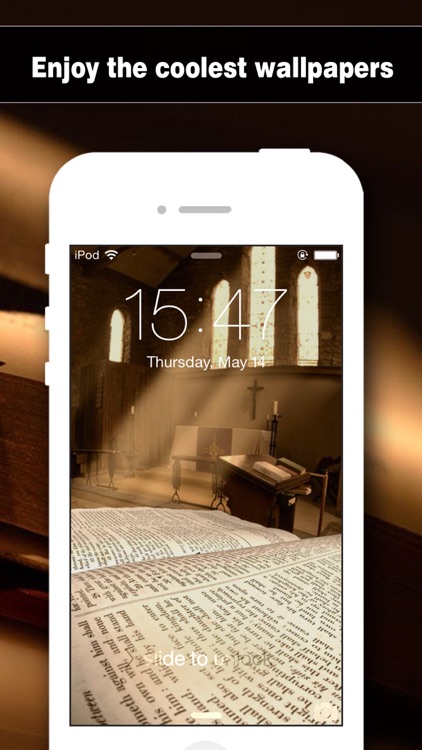 Bible Wallpapers HD - Backgrounds & Lock Screen Maker with Holy Retina Themes for iOS8 & iPhone6 screenshot-3