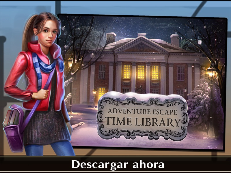 Escape de Aventura: Biblioteca del Tiempo (Cuarto del Misterio, Puertas, y pisos de punto y Clic en Historia para Viajar en el Tiempo!) screenshot 10