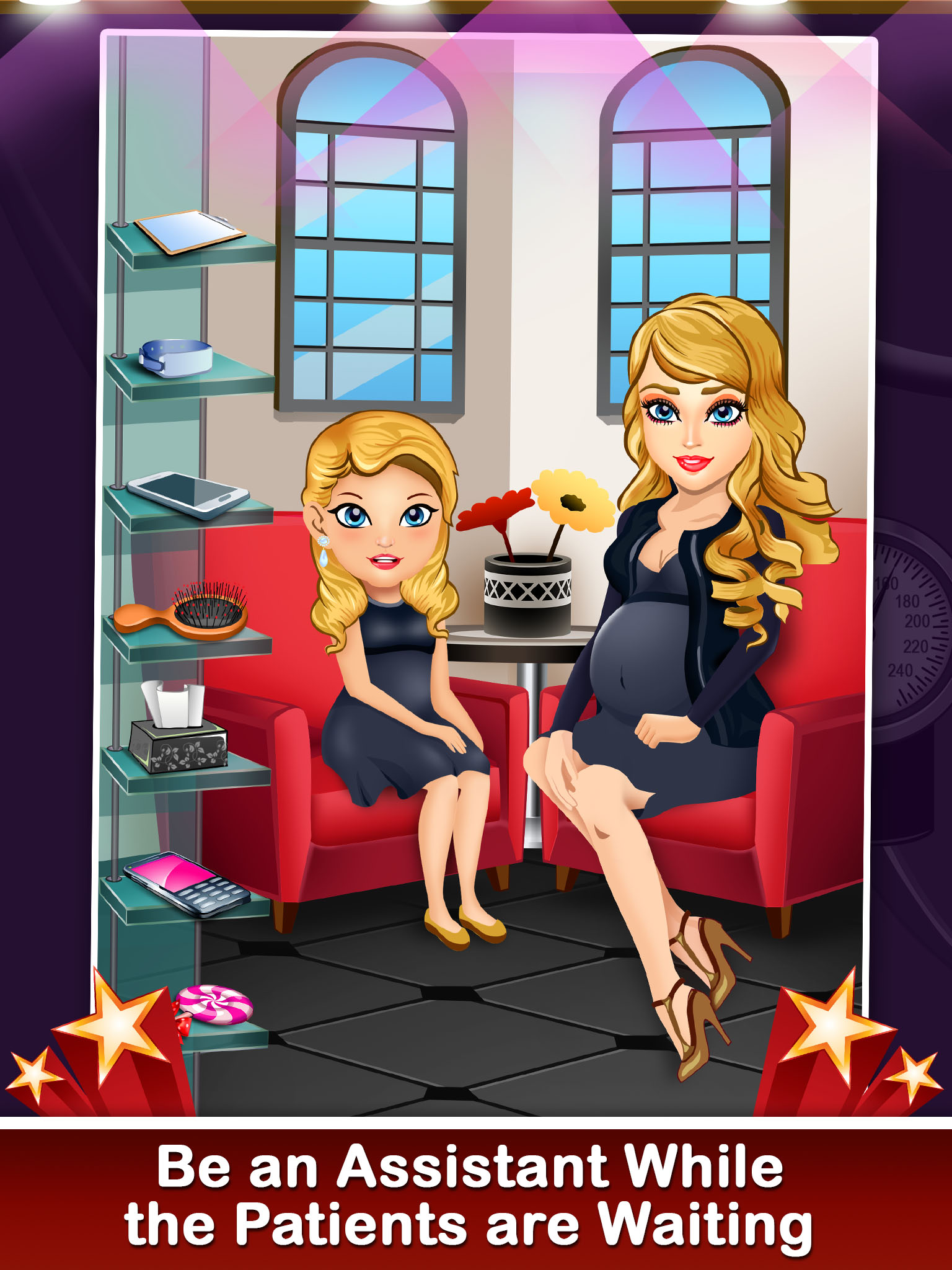 Celebrity Mommy's Hospital Pregnancy Adventure - new born baby doctor & spa care salon games for boys, girls & kids
