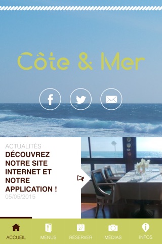 Côte et Mer - Restaurant Carro screenshot 2