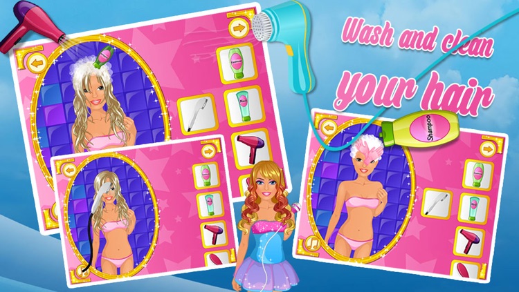 Princess Real Haircuts : Bath,Hair Spa, Makeover & Dressup