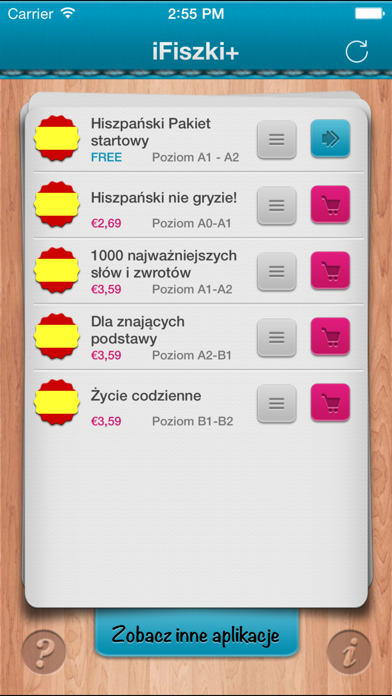 How to cancel & delete iFiszki+ Hiszpański from iphone & ipad 1